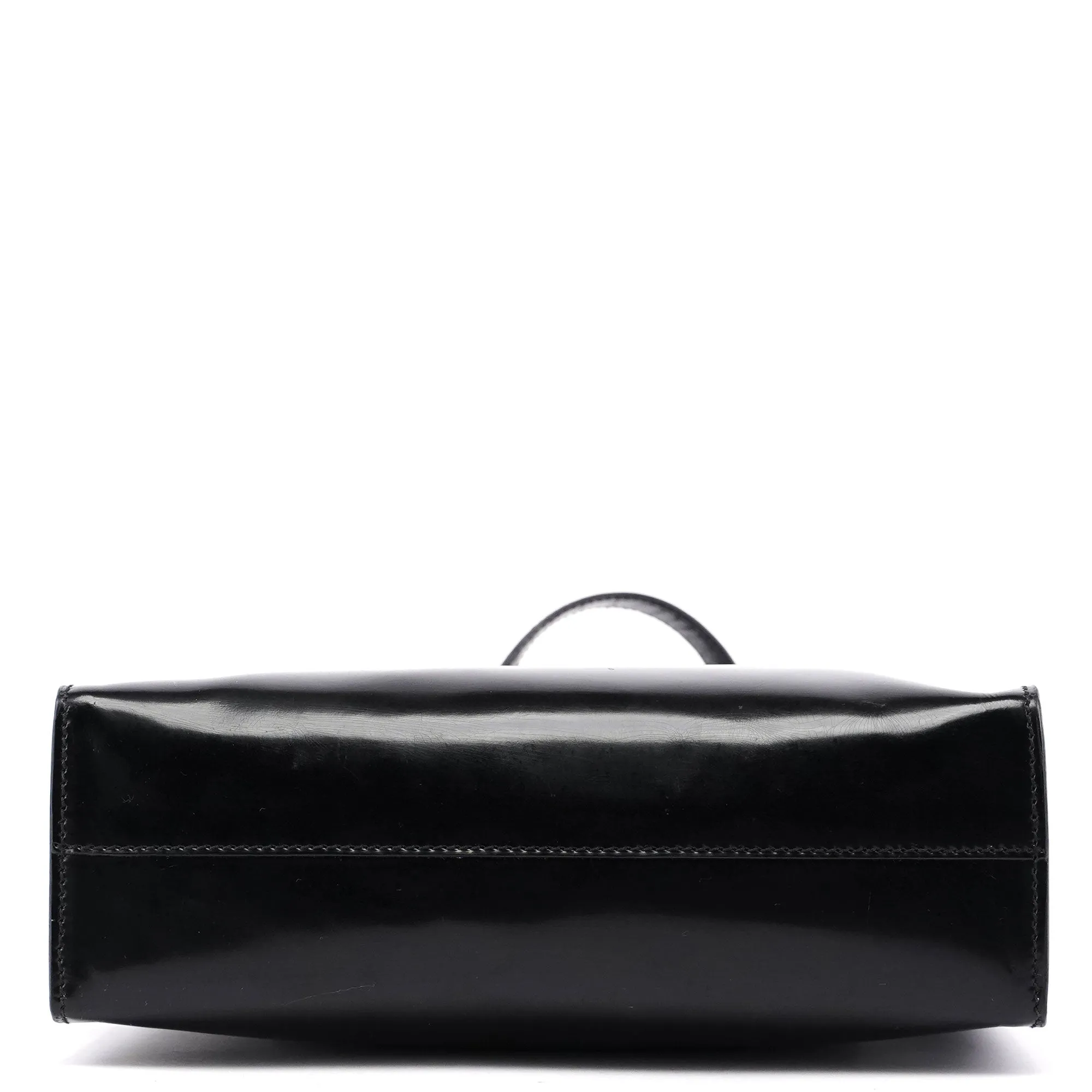 1995 Black Spazzolato Tote Bag