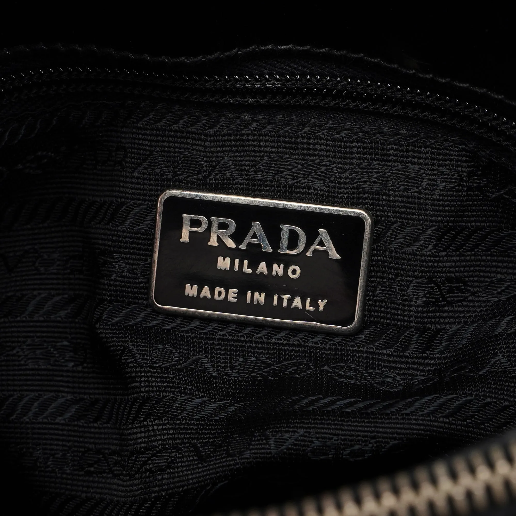 1995 Black Spazzolato Tote Bag