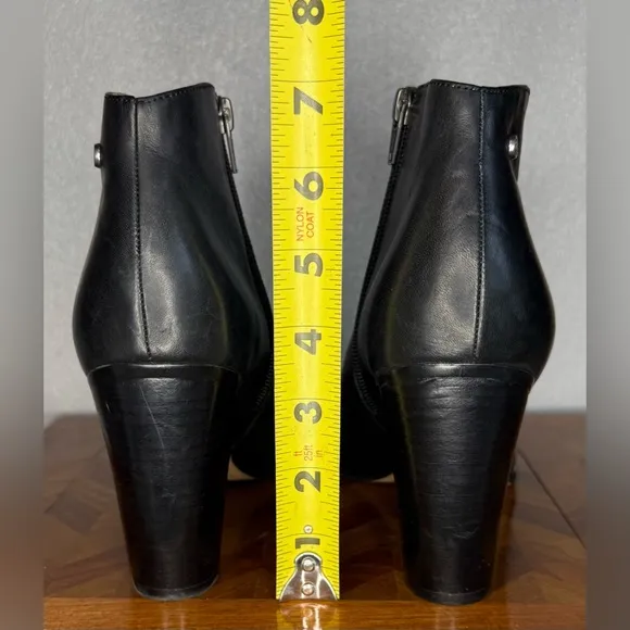 206 Collective black leather Everett ankle boots 10.5
