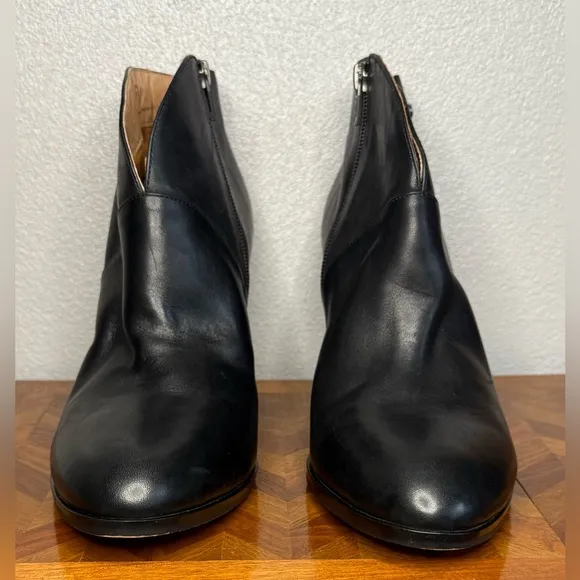 206 Collective black leather Everett ankle boots 10.5