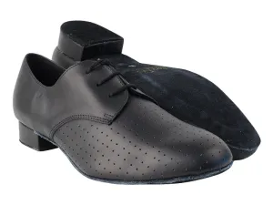916103 Black Perforated Leather
