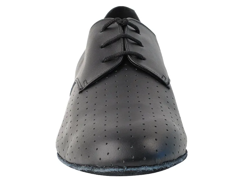916103 Black Perforated Leather