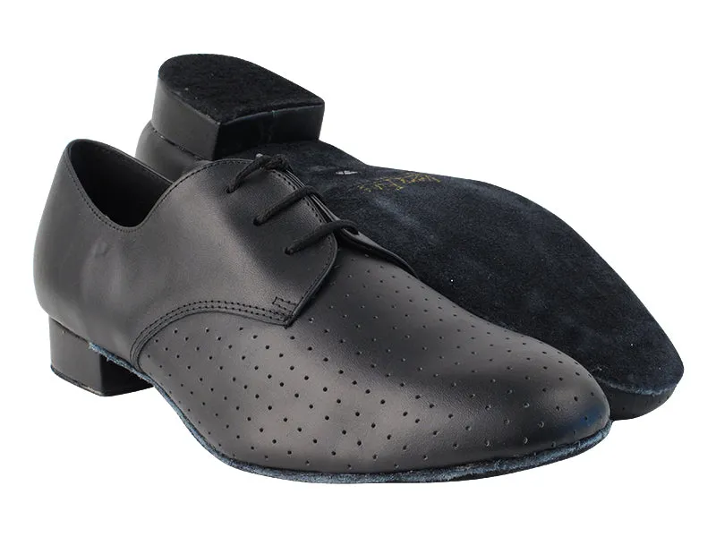 916103 Black Perforated Leather