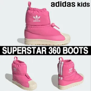 ADIDAS ORIGINALS SUPERSTAR 360 BOOT Kids In Pink/white