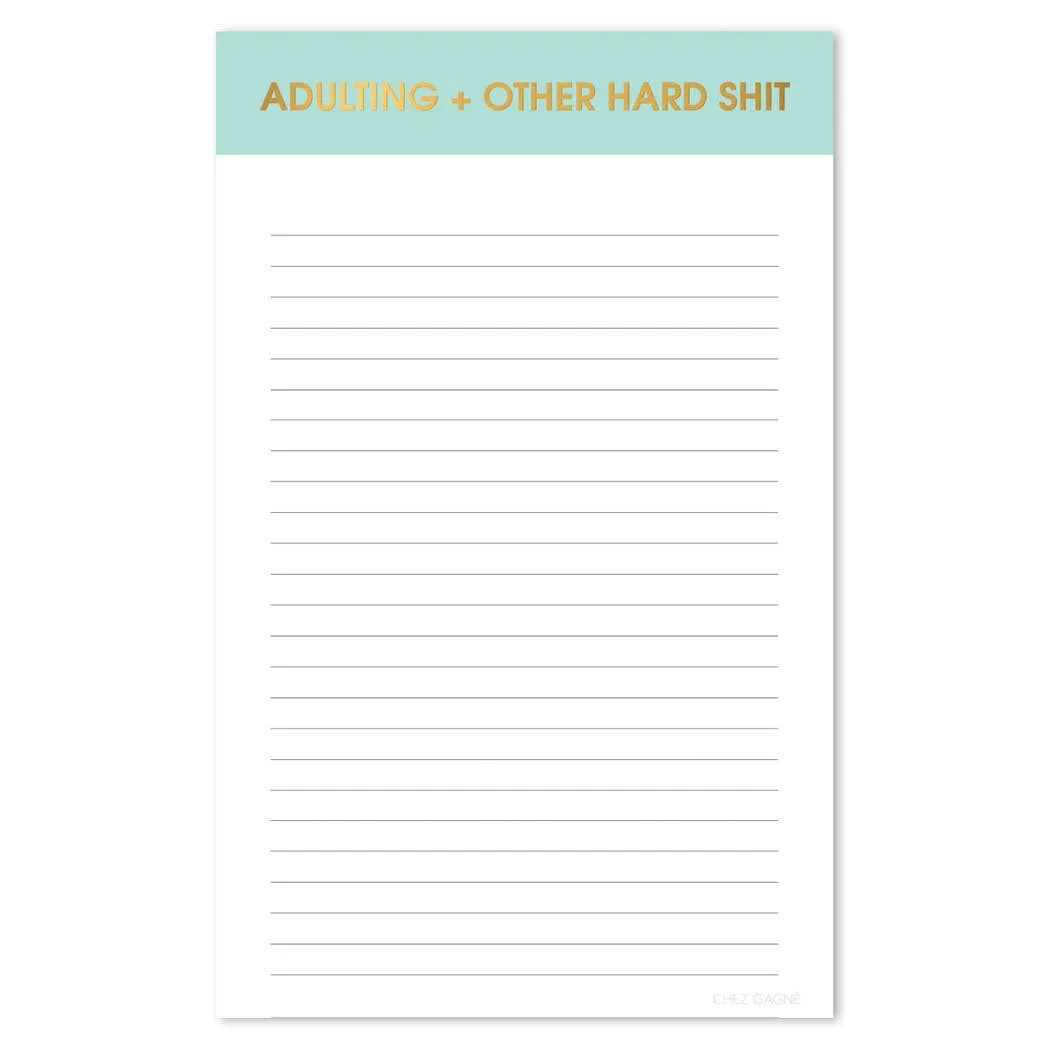 Adulting   Other Hard Shit Notepad