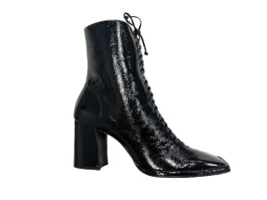 Alice Patent Leather Lace Up Boot