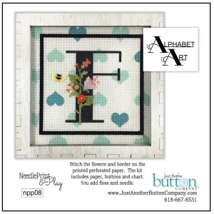 Alphabet F Perforated Paper Kit