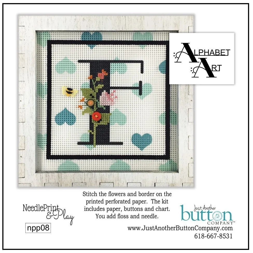 Alphabet F Perforated Paper Kit