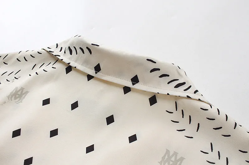 AMIRl Perforated Leather Shirt