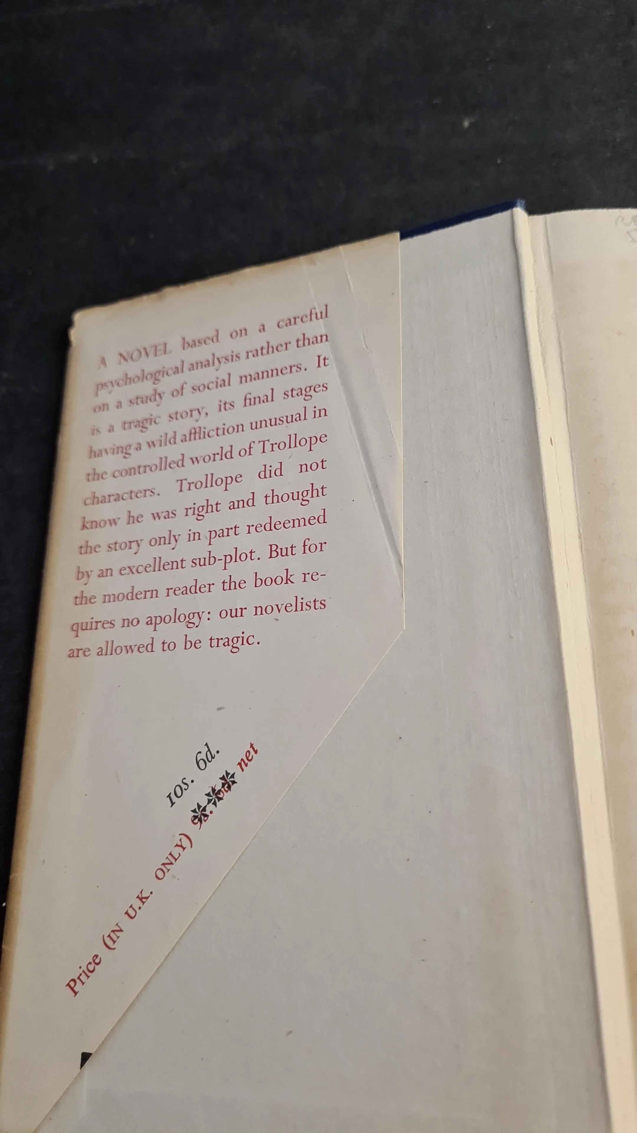 Anthony Trollope - He Knew He Was Right, Oxford University Press, 1951