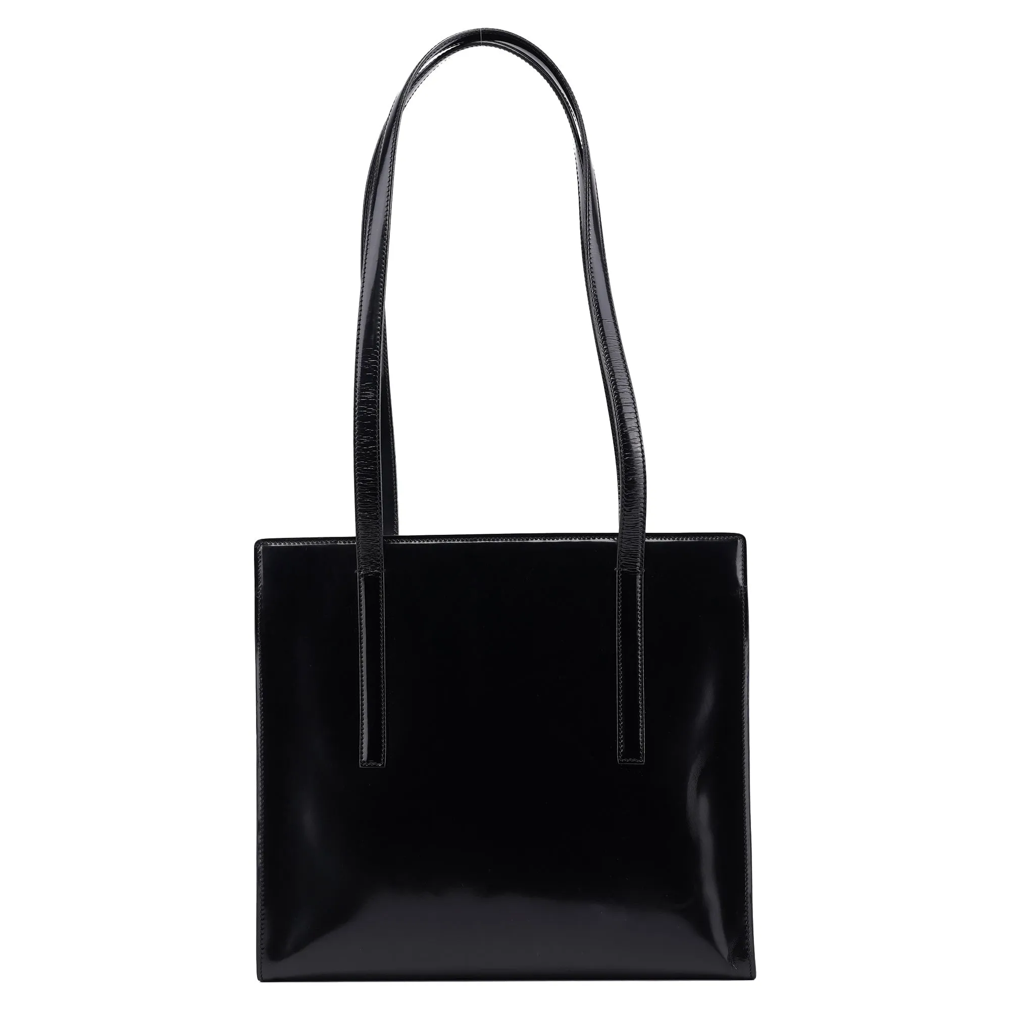 B6010 Black Spazzolato Tote Bag