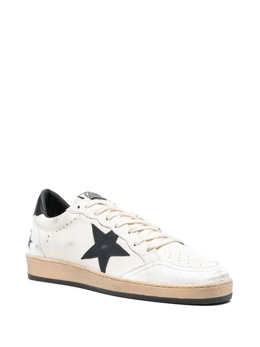 Ball-star leather sneakers