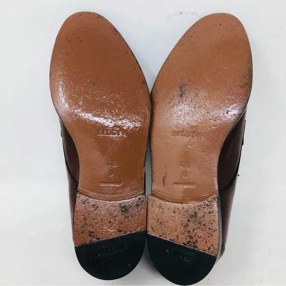 Bally Mens Brown Wingtip Oxford Derbys Italy