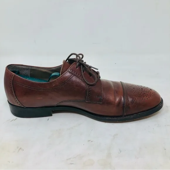 Bally Mens Brown Wingtip Oxford Derbys Italy