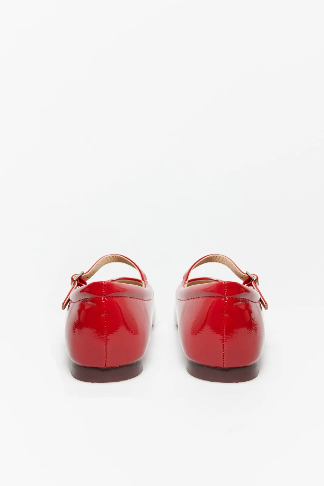Basic Patent Leather Mary Jane - Red
