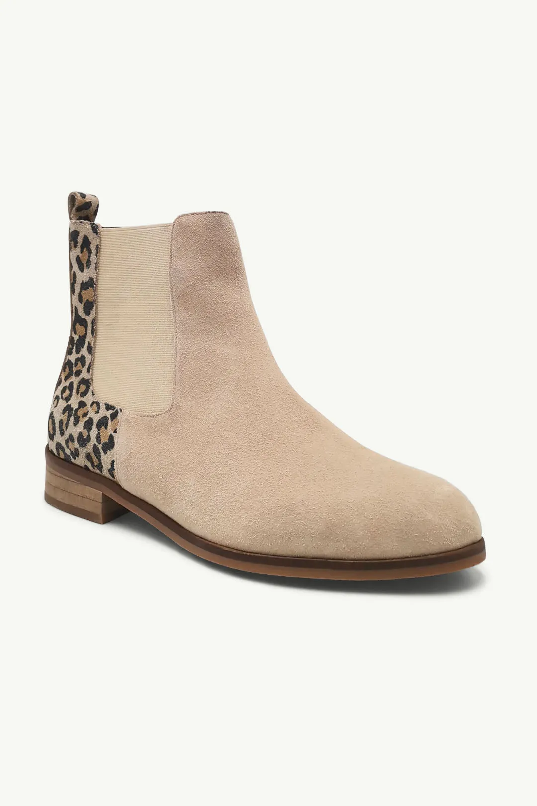 Becky Leopard Beige