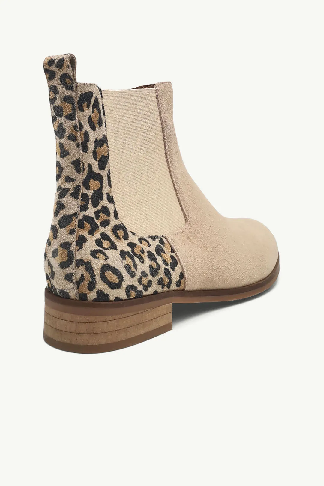 Becky Leopard Beige
