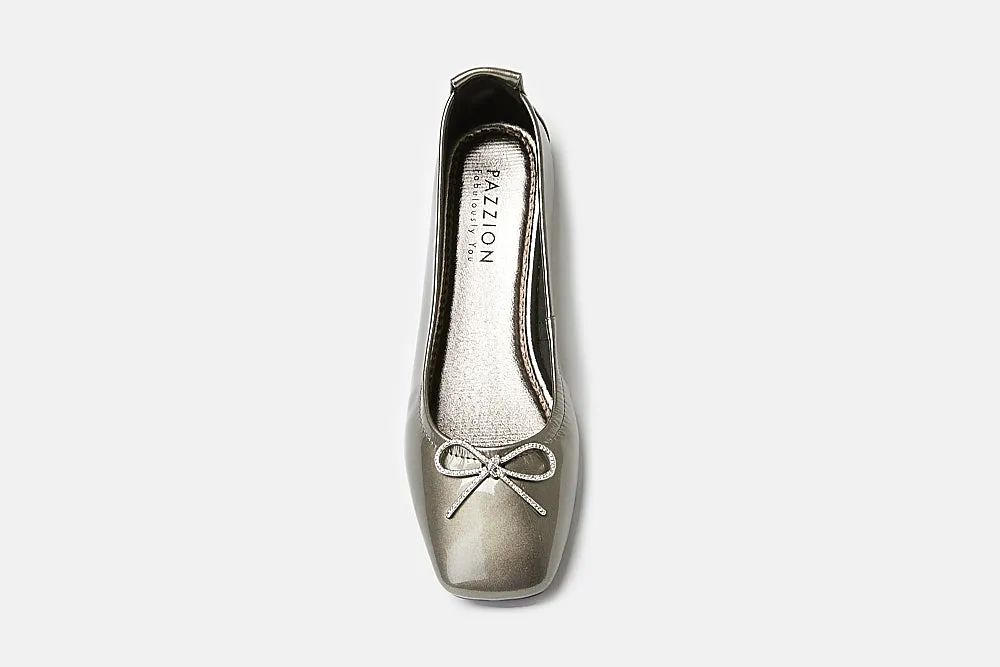 Bella Bow Square Toe Flats