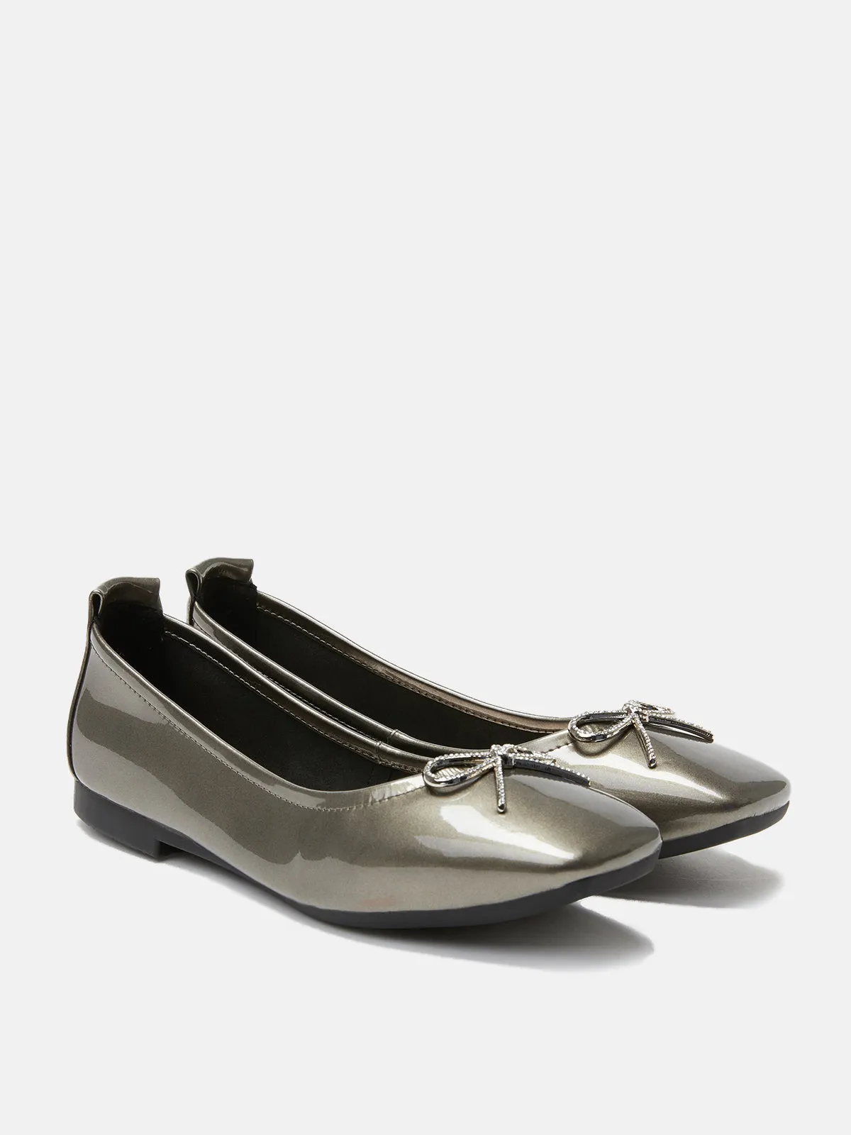 Bella Bow Square Toe Flats