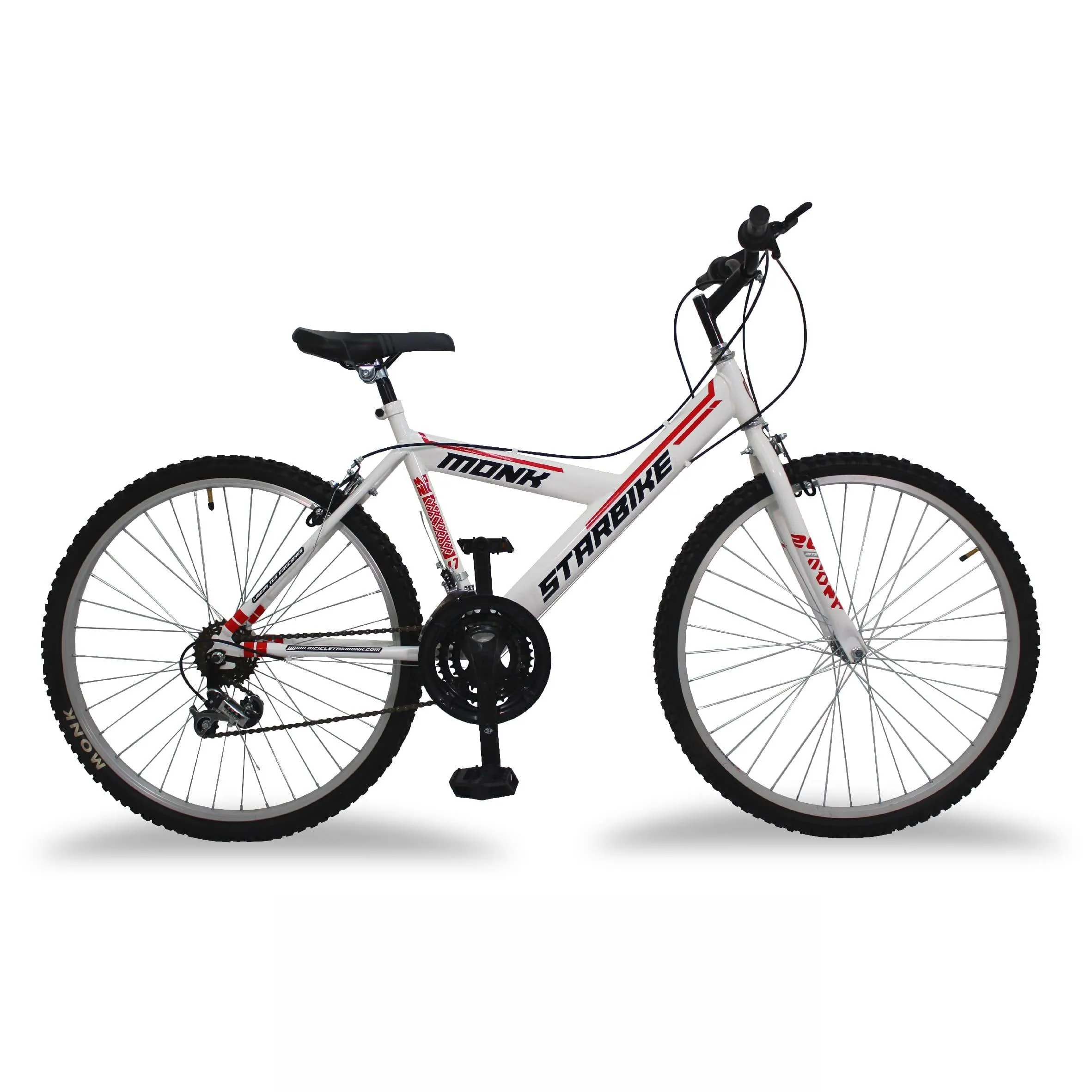 Bicicleta Montaña Rodada 26 18 Velocidades Monk Starbike 2.1