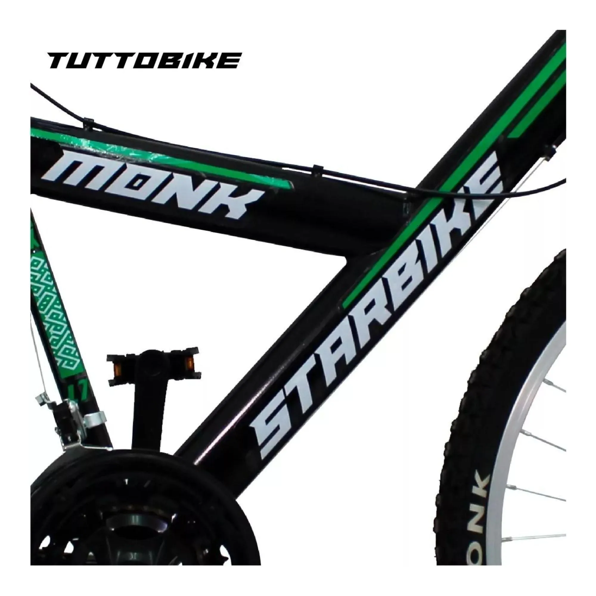 Bicicleta Montaña Rodada 26 18 Velocidades Monk Starbike 2.1