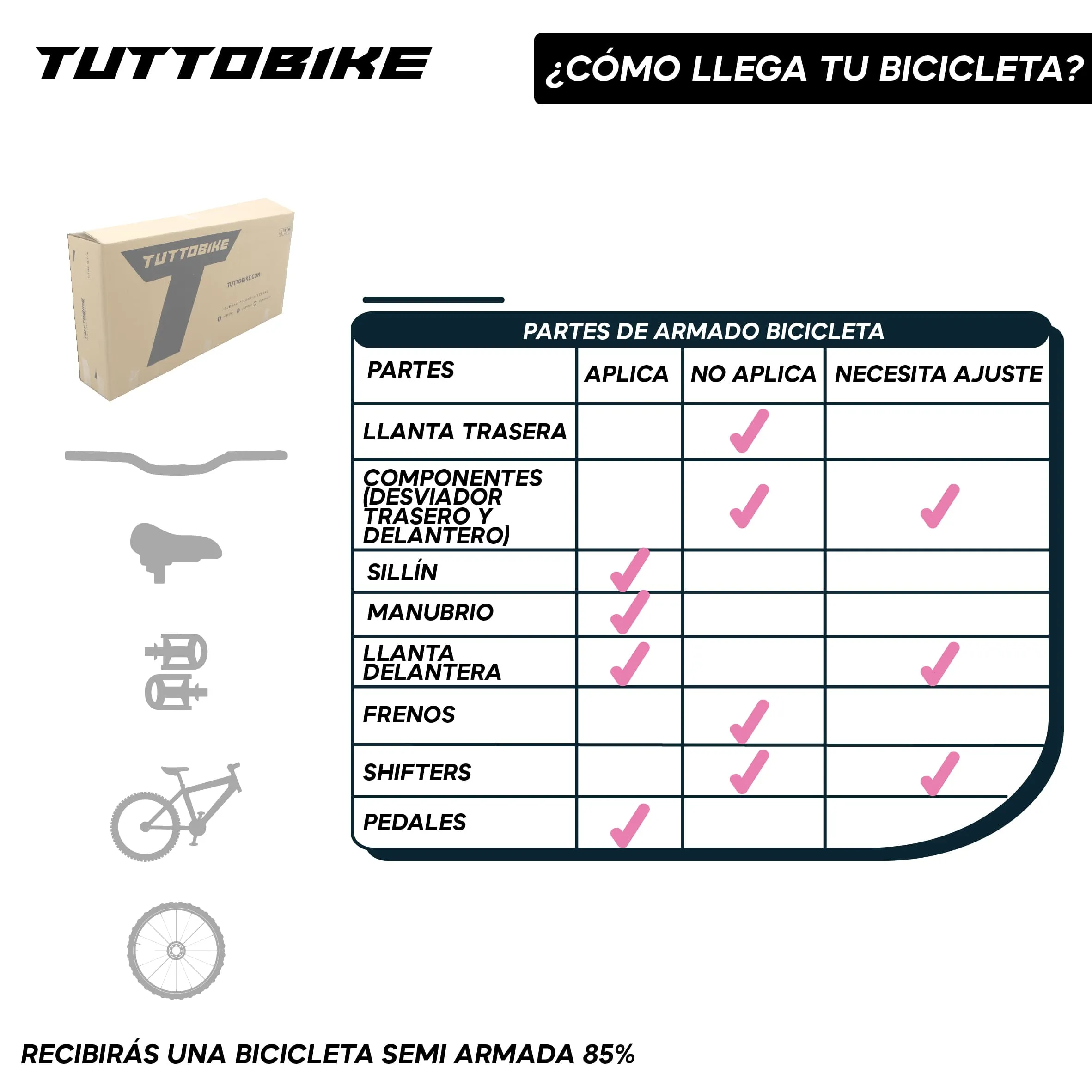 Bicicleta Montaña Rodada 26 18 Velocidades Monk Starbike 2.1