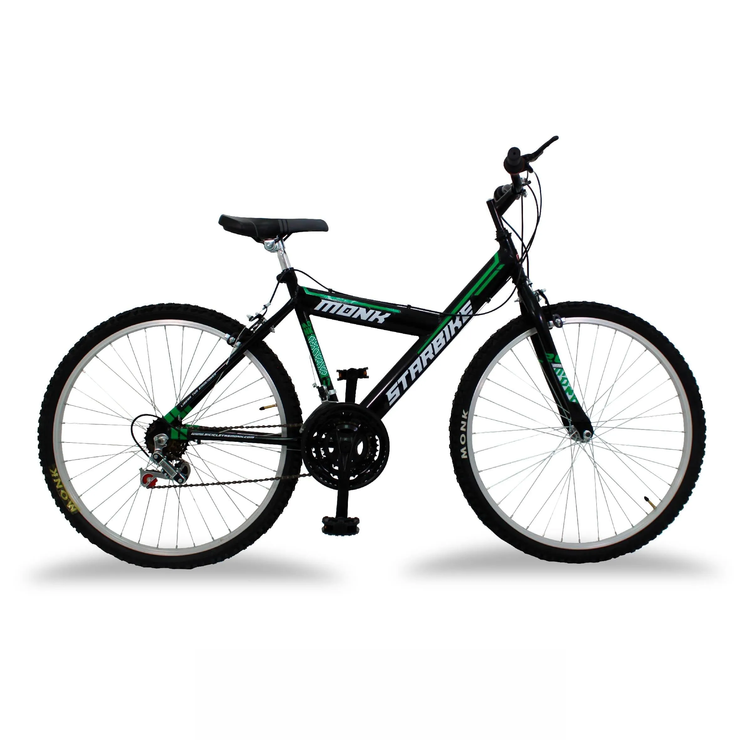 Bicicleta Montaña Rodada 26 18 Velocidades Monk Starbike 2.1