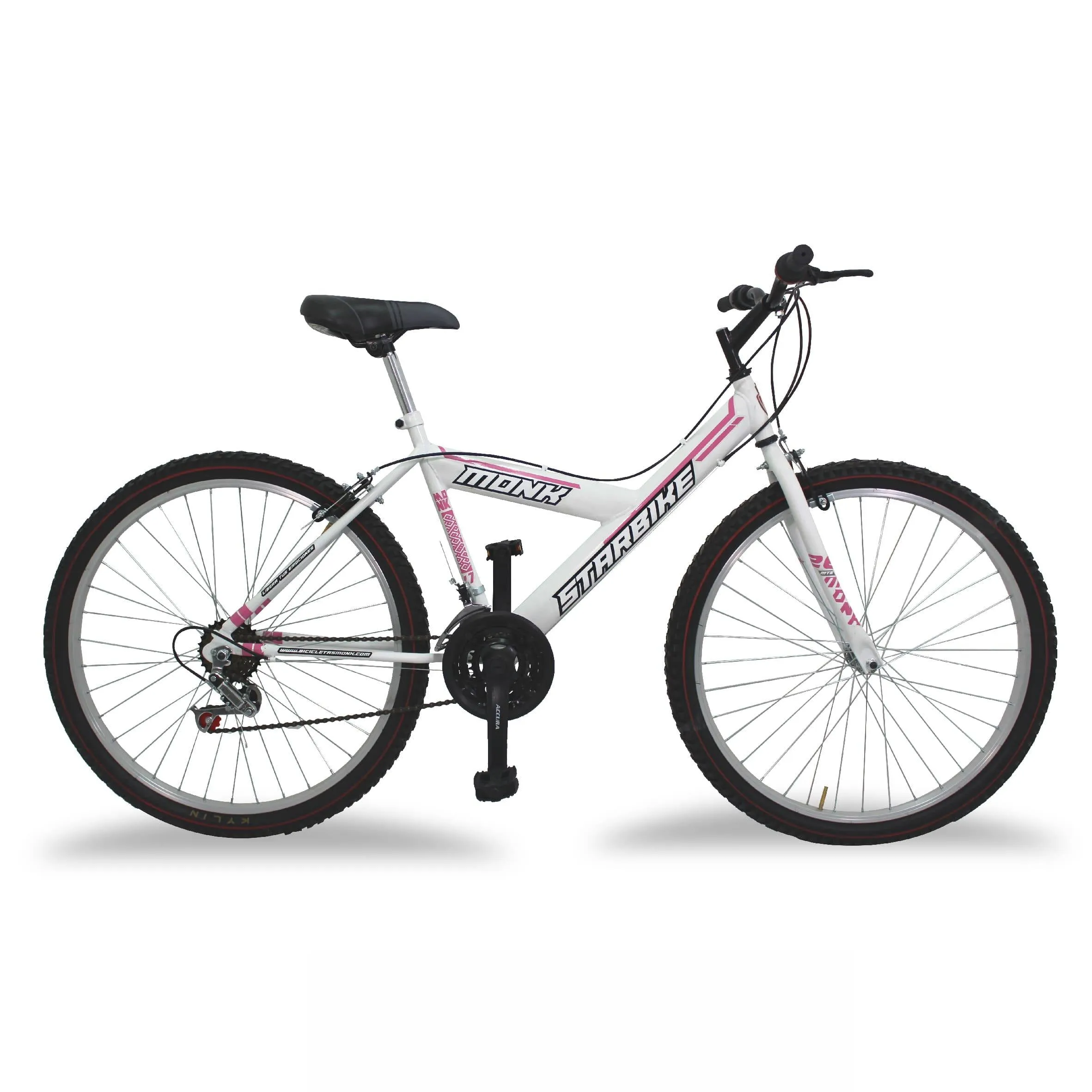 Bicicleta Montaña Rodada 26 18 Velocidades Monk Starbike 2.1