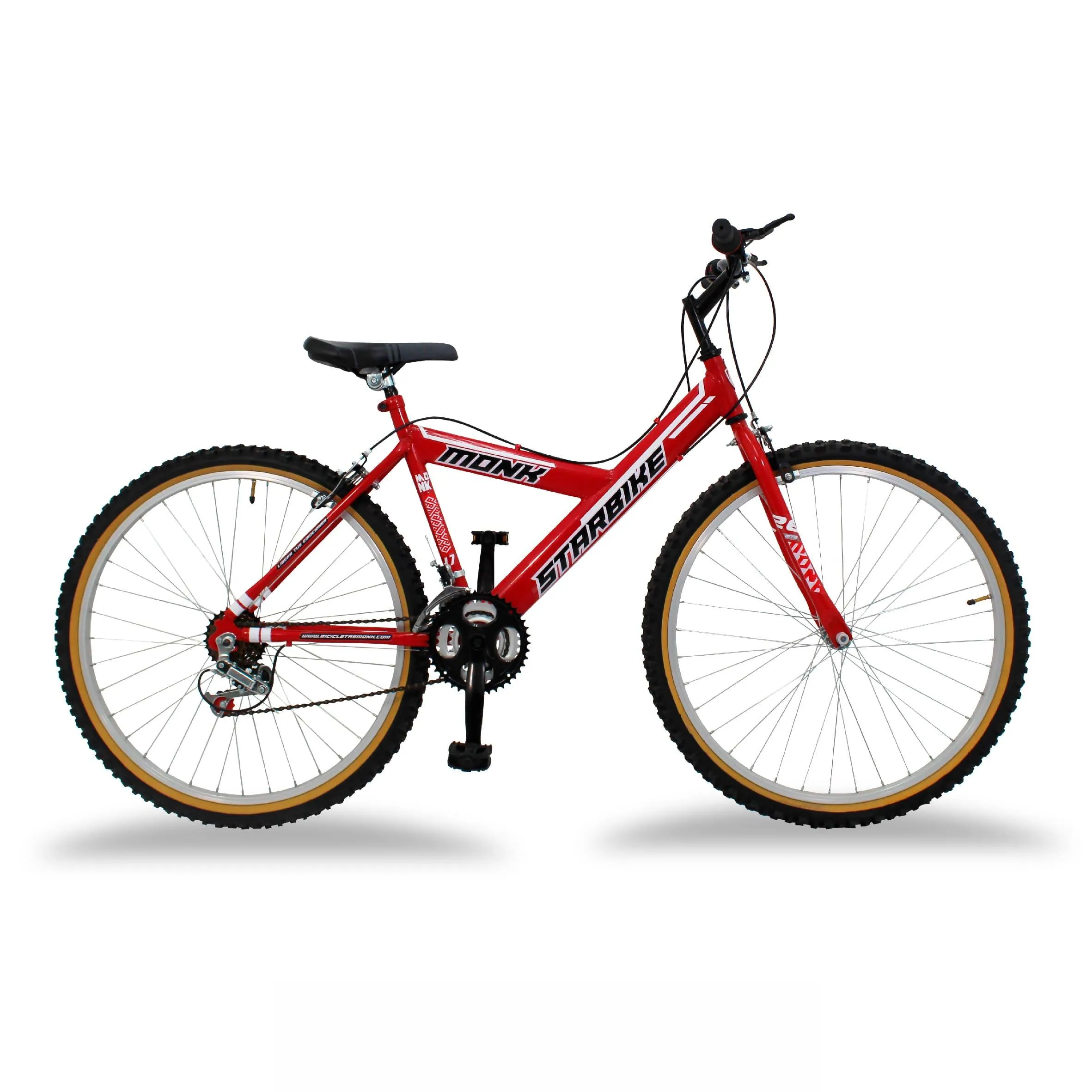 Bicicleta Montaña Rodada 26 18 Velocidades Monk Starbike 2.1