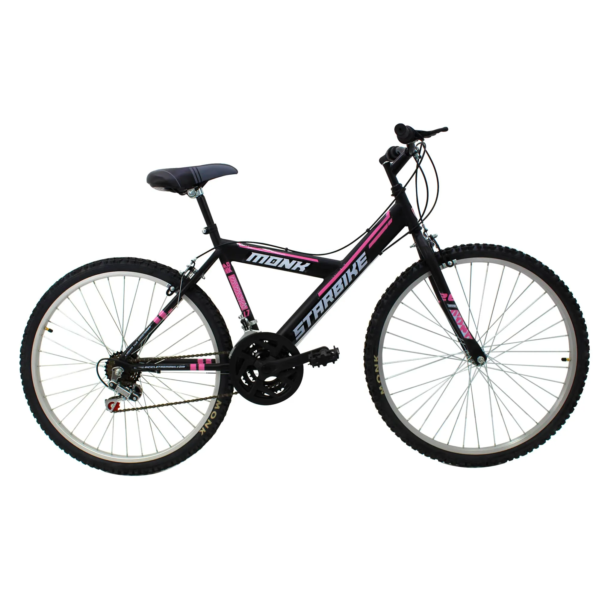 Bicicleta Montaña Rodada 26 18 Velocidades Monk Starbike 2.1