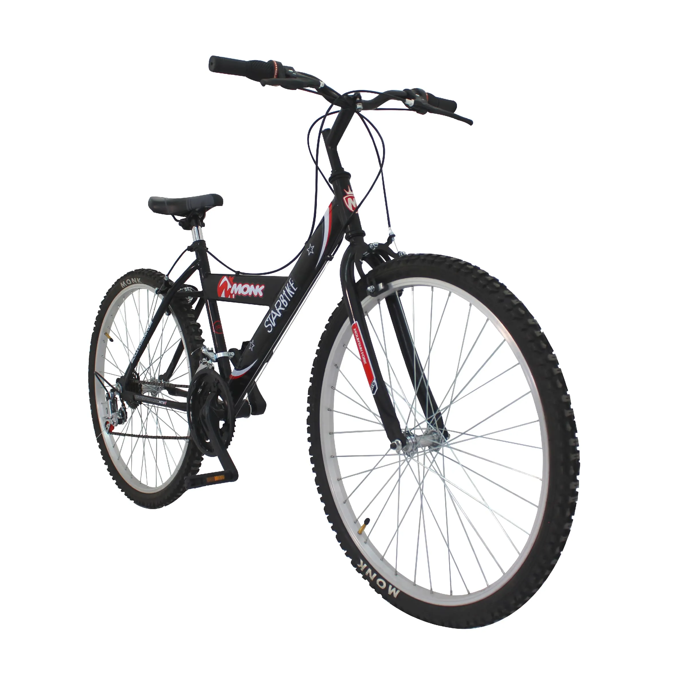 Bicicleta Montaña Rodada 26 18 Velocidades Monk Starbike