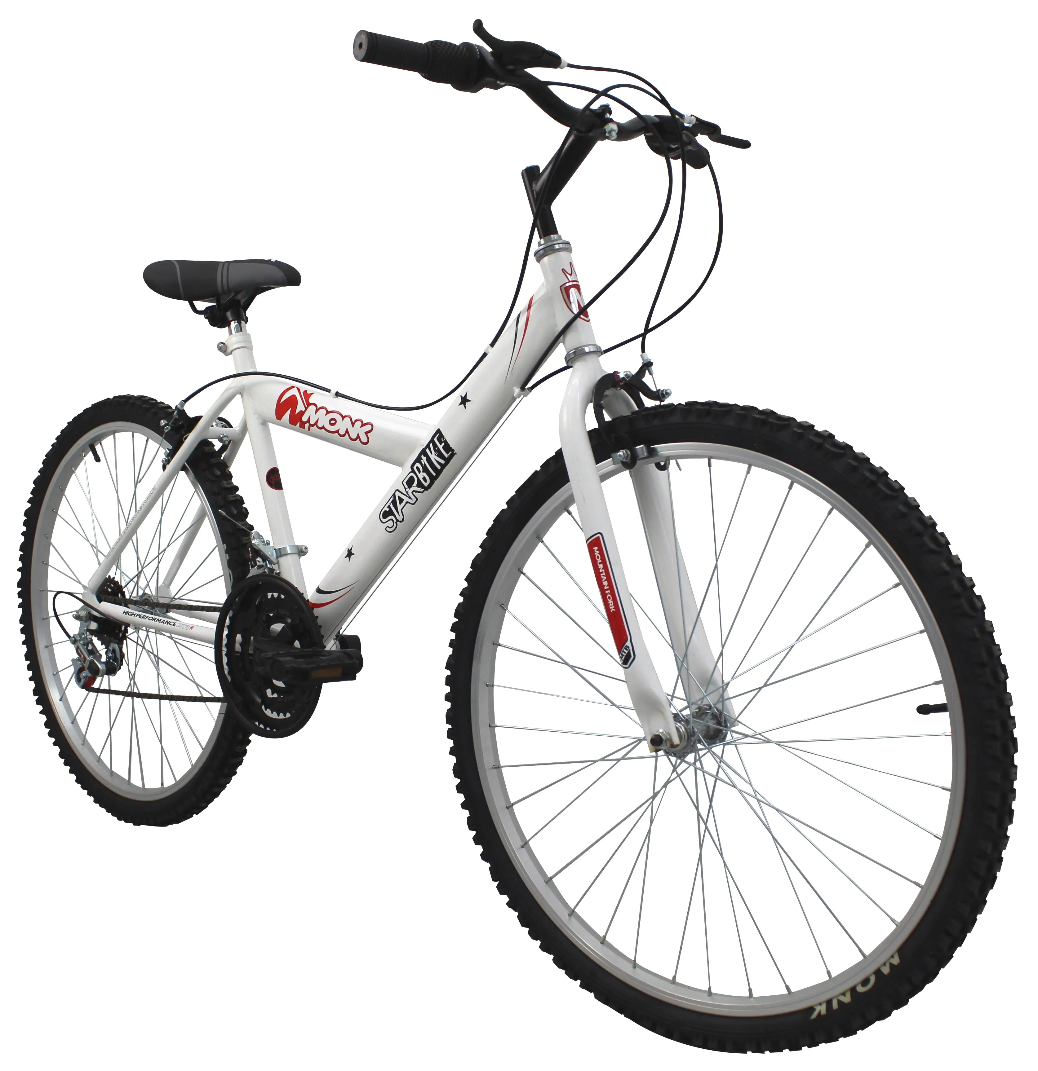 Bicicleta Montaña Rodada 26 18 Velocidades Monk Starbike