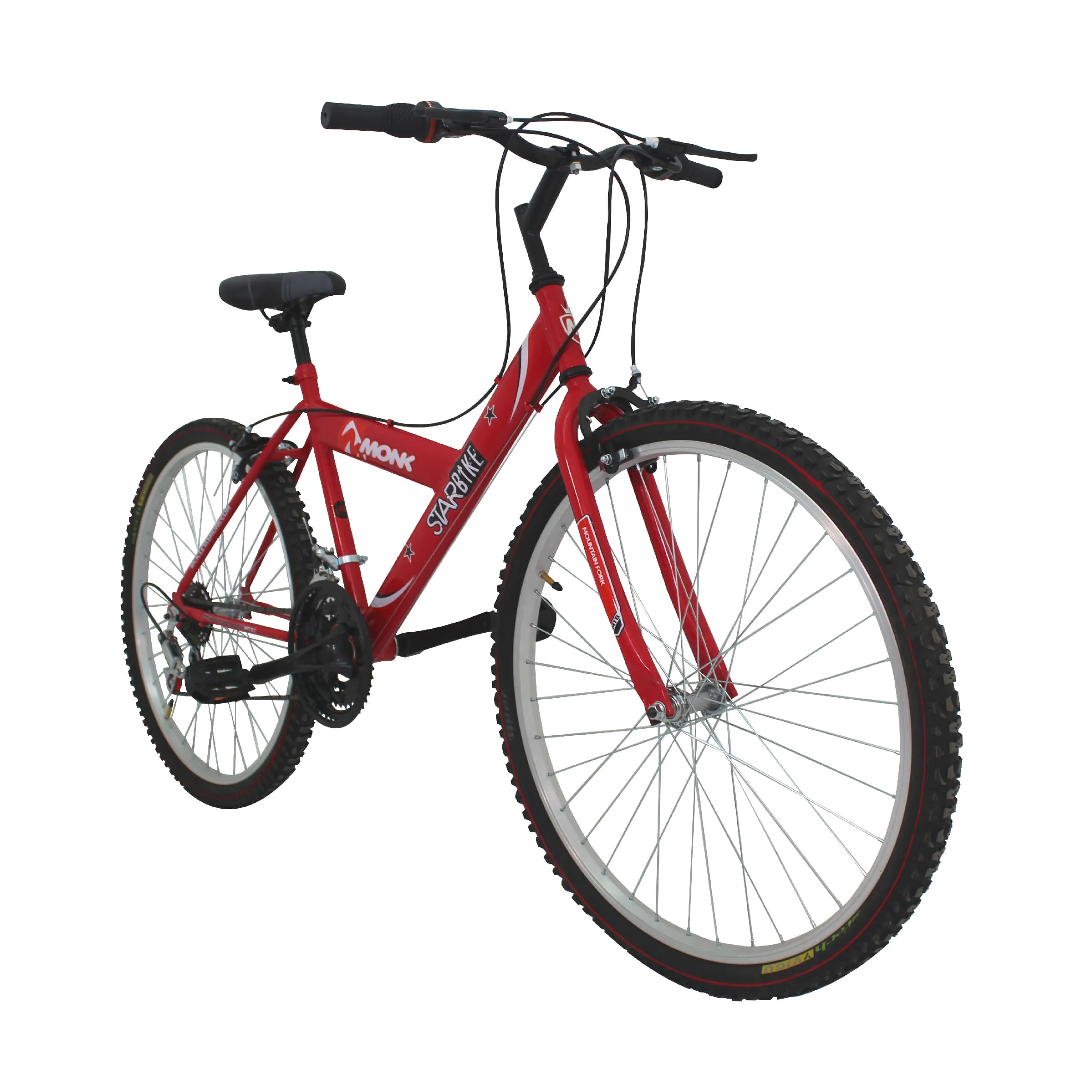 Bicicleta Montaña Rodada 26 18 Velocidades Monk Starbike