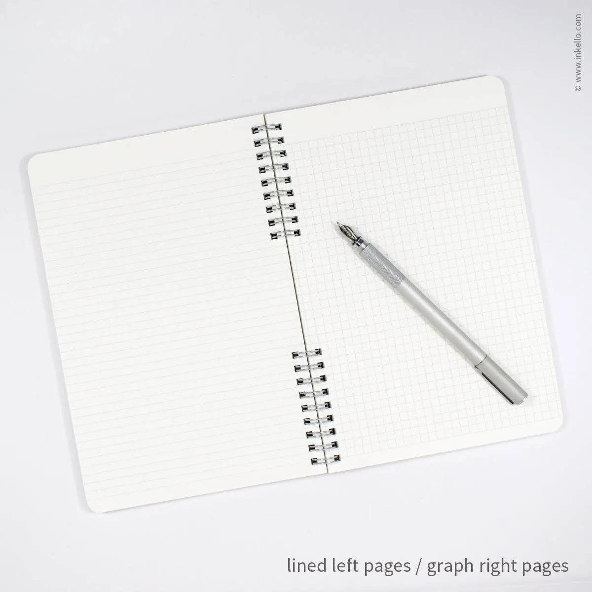 Big Burst Spiral Notebook with Coral Cover and Silver Ink: Blank