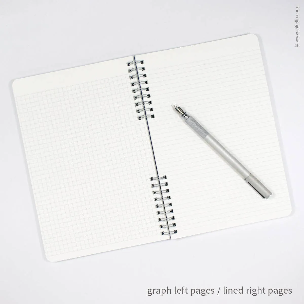 Big Burst Spiral Notebook with Coral Cover and Silver Ink: Blank