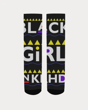 Black Girl SNKRHDS Women's Socks