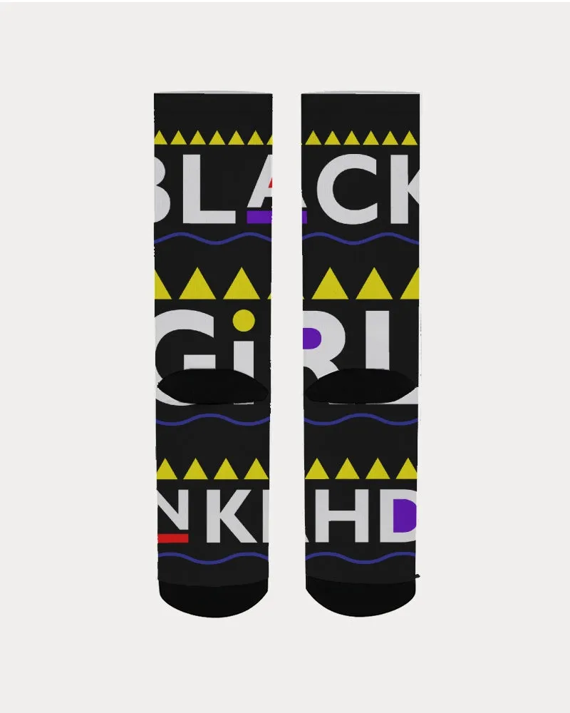 Black Girl SNKRHDS Women's Socks