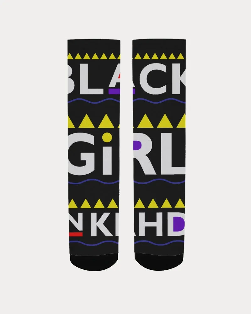 Black Girl SNKRHDS Women's Socks