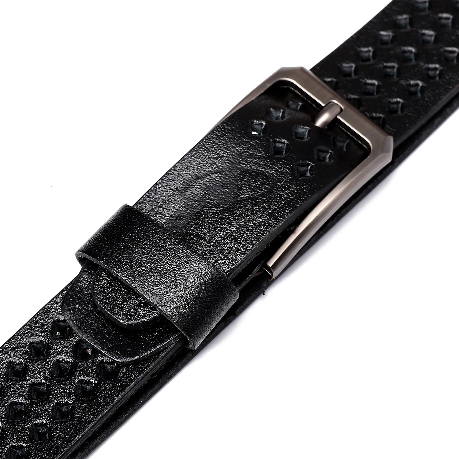 black_perforated_leather_belt