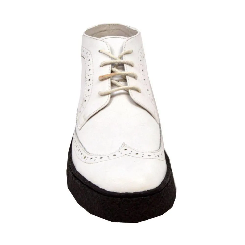 British Walkers Playboy Wingtip High Tops Men's Limited Edition Leather Ankle Boots
