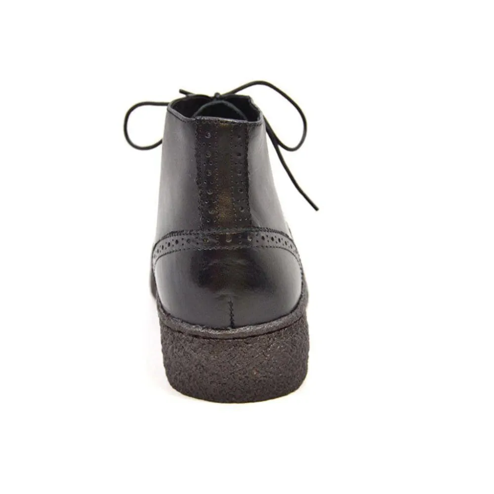British Walkers Playboy Wingtip High Tops Men's Limited Edition Leather Ankle Boots