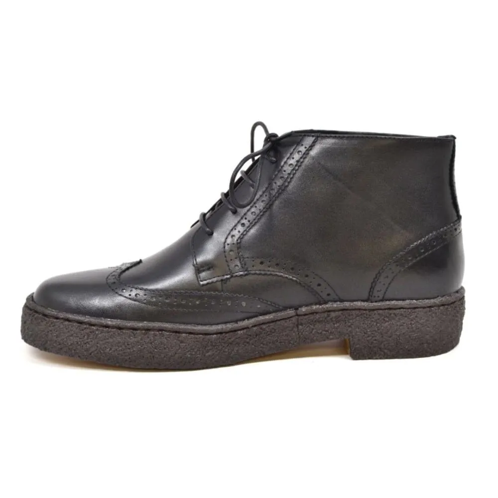 British Walkers Playboy Wingtip High Tops Men's Limited Edition Leather Ankle Boots