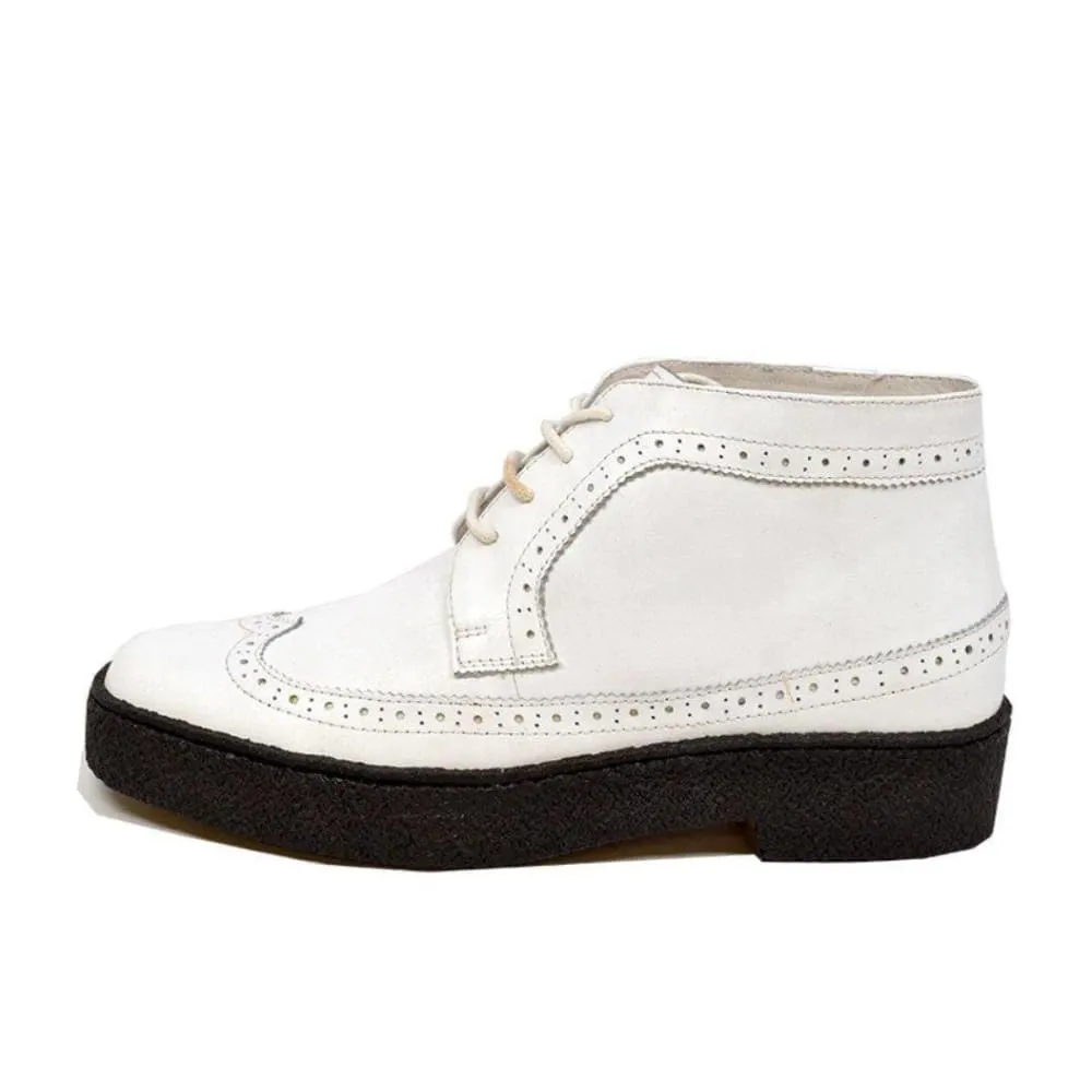 British Walkers Playboy Wingtip High Tops Men's Limited Edition Leather Ankle Boots