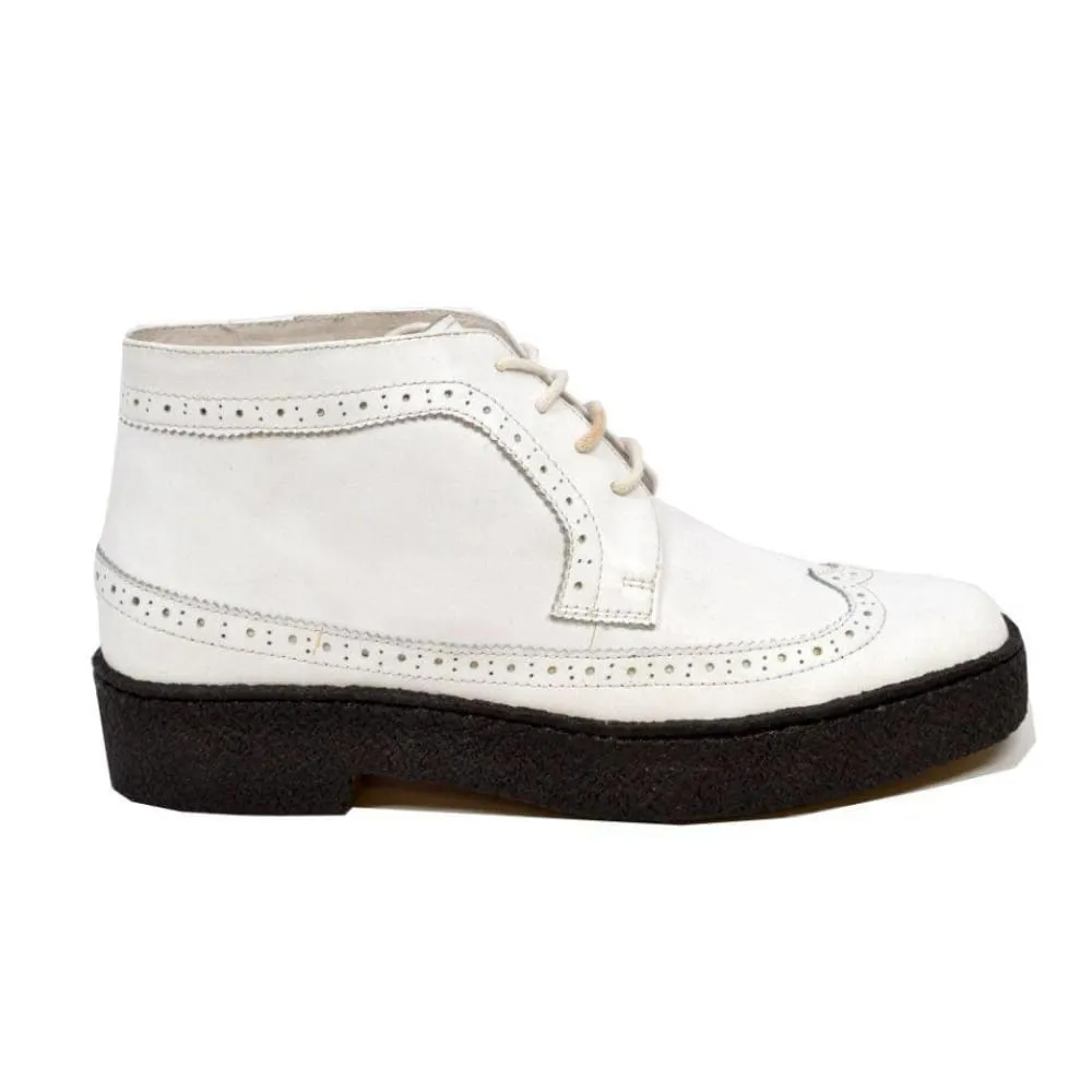 British Walkers Playboy Wingtip High Tops Men's Limited Edition Leather Ankle Boots