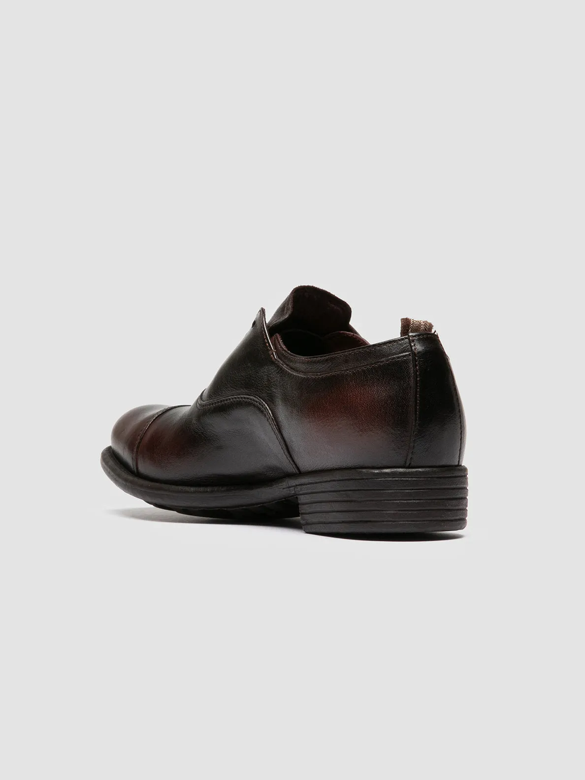 CALIXTE 003 - Brown Leather Oxford Shoes