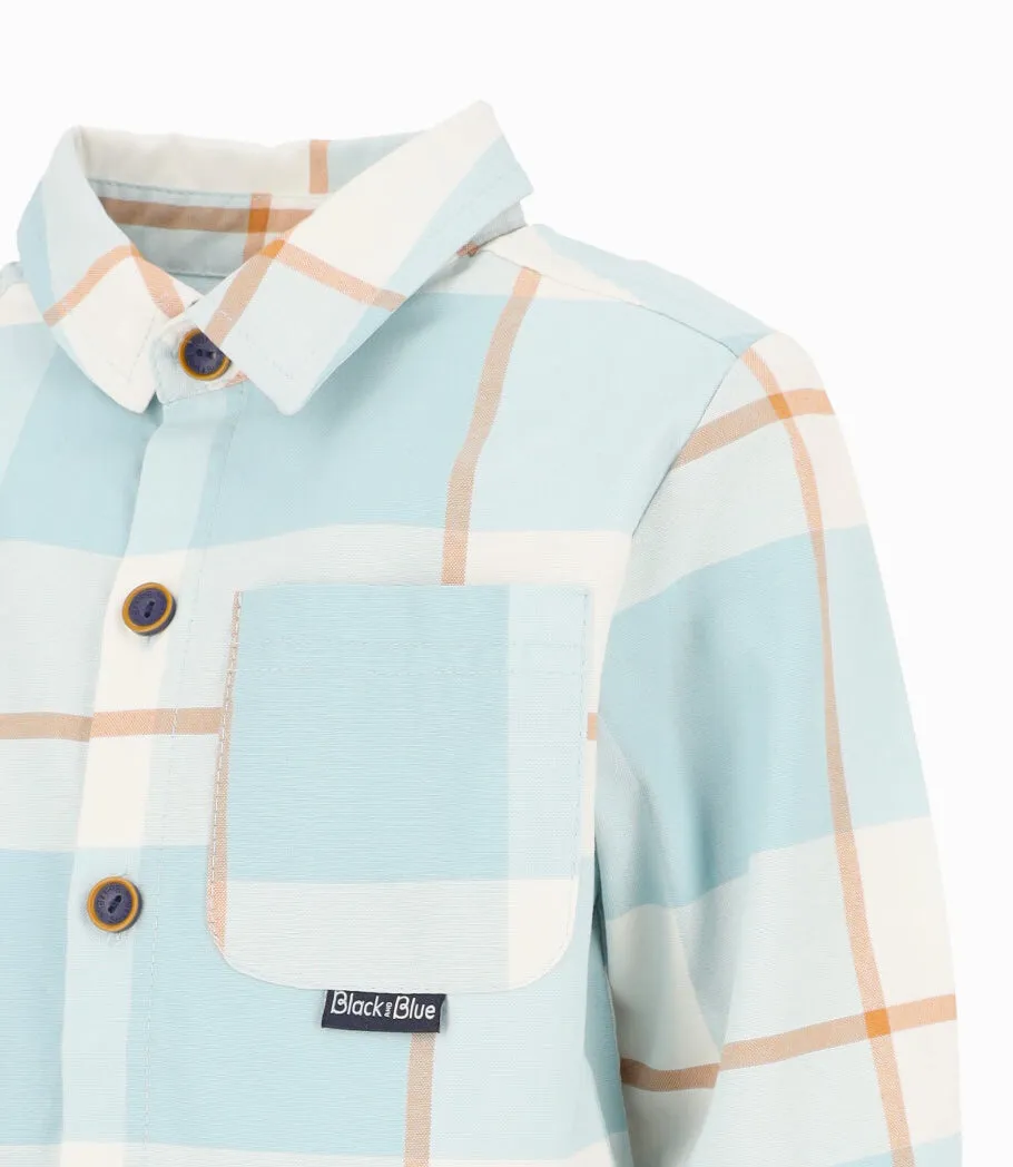 Camisa bebé niño cuadrillé
