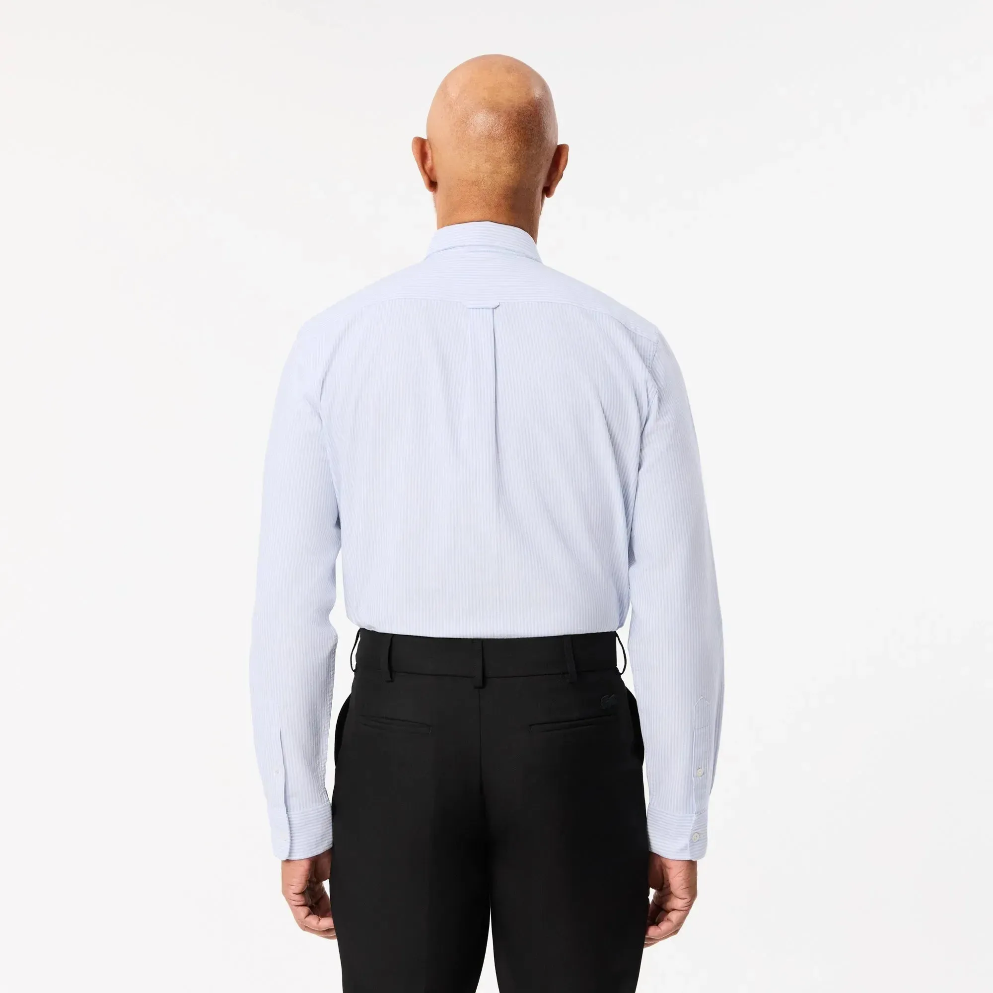 Camisa LACOSTE Rayas Algodón Oxford