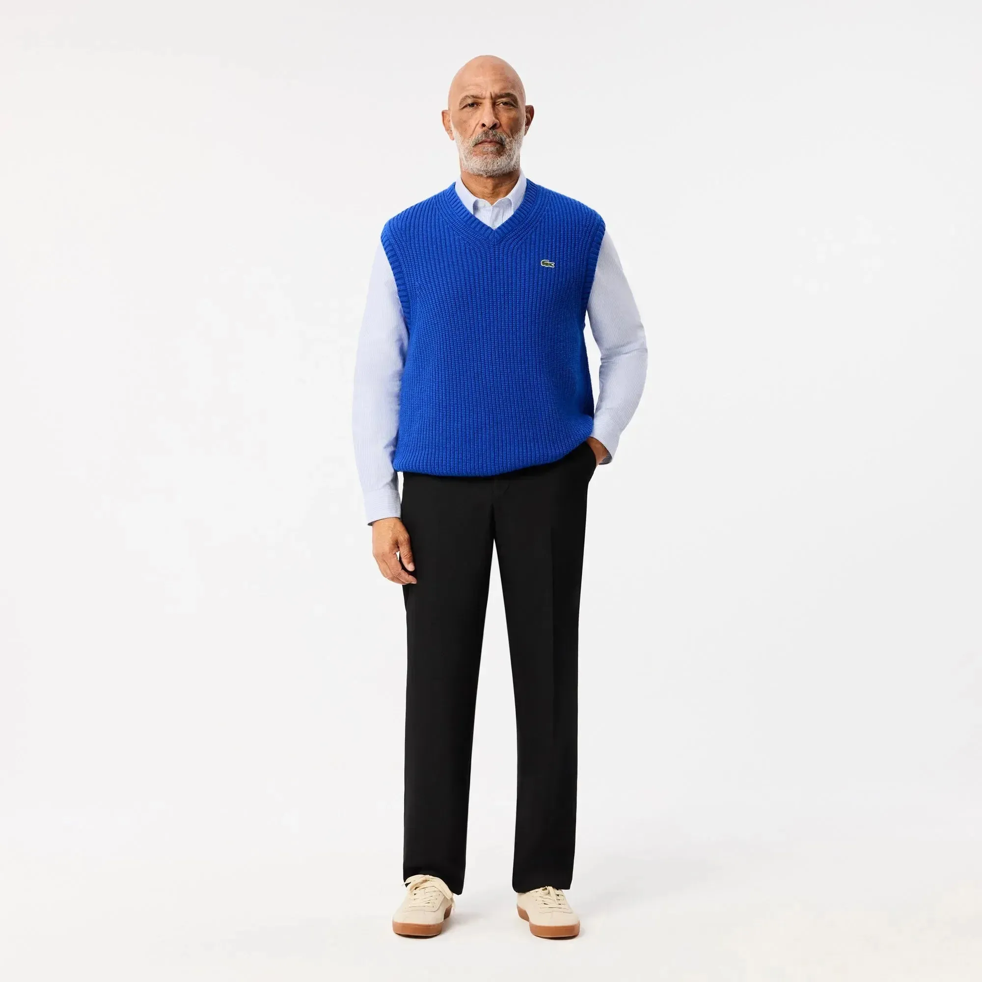 Camisa LACOSTE Rayas Algodón Oxford