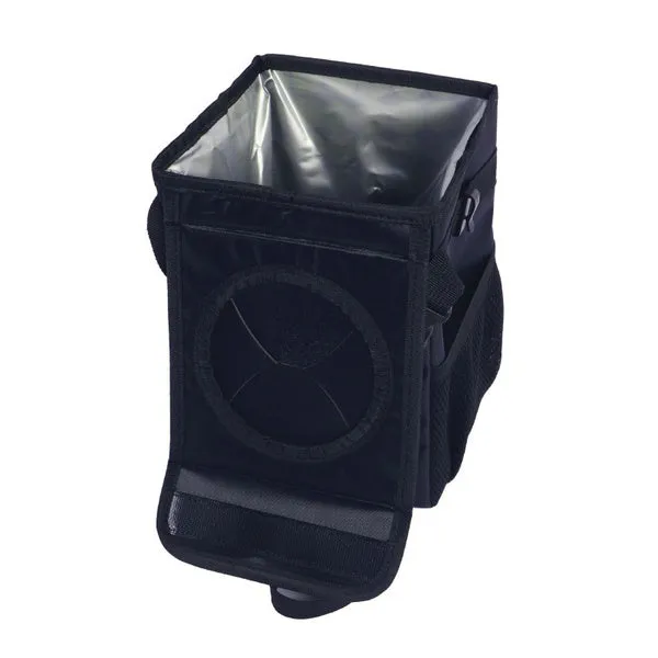 Car Trash Can with Lid and Storage Pockets Foldable Waterproof Waste Cans Fruit Tank