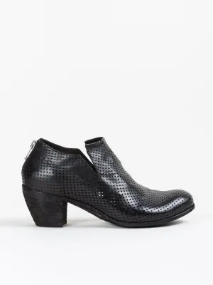 chabrol boot - black perforated